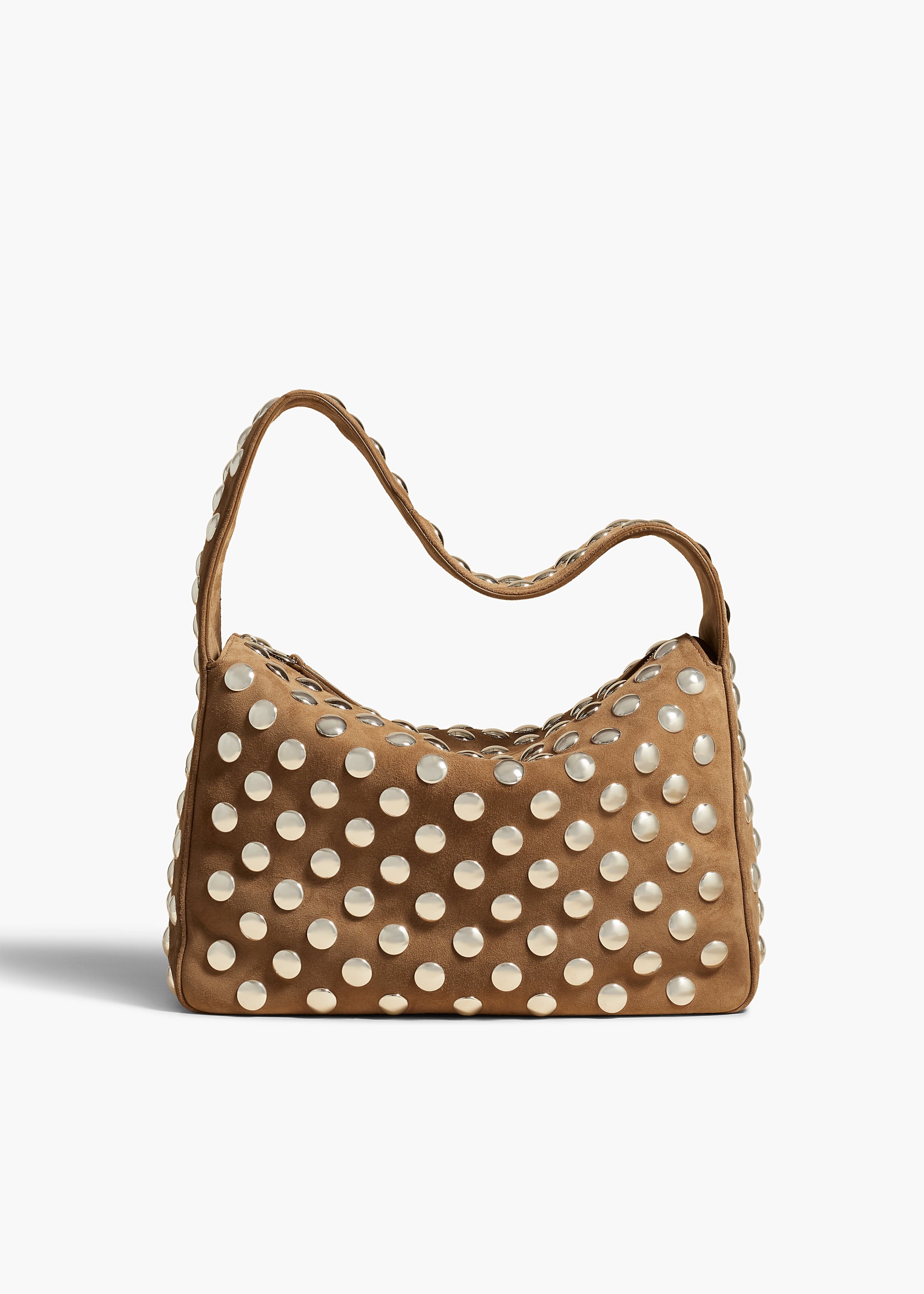 Elena Suede Shoulder Bag