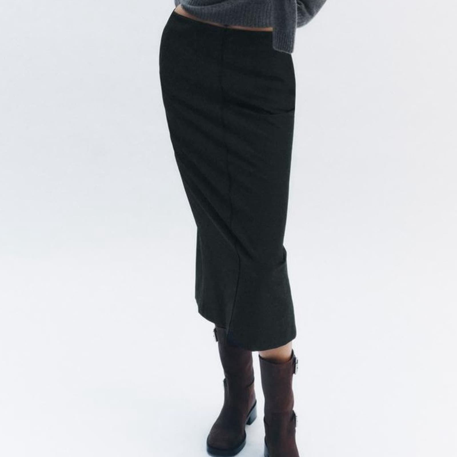 ZW Collection Slit Pencil Skirt