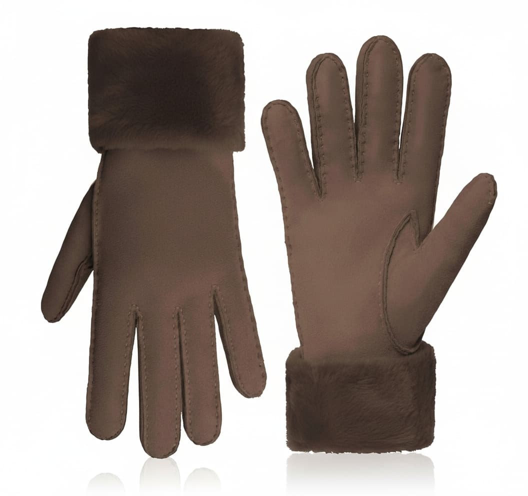 Women's Shearling Turn Cuff Gloves