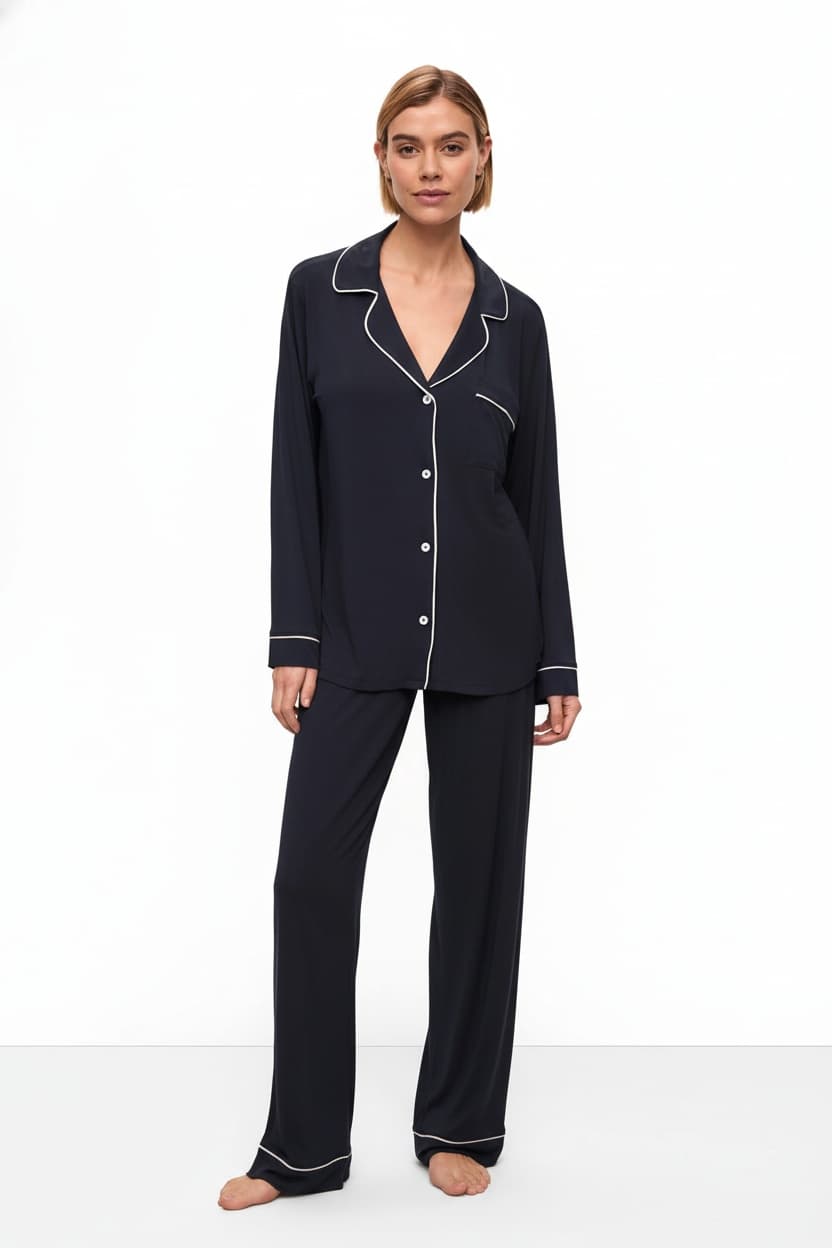 Gisele Printed Long PJ Set