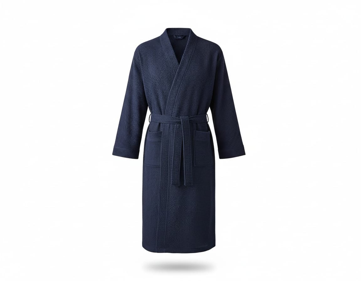 Unisex Organic Waffle Robe