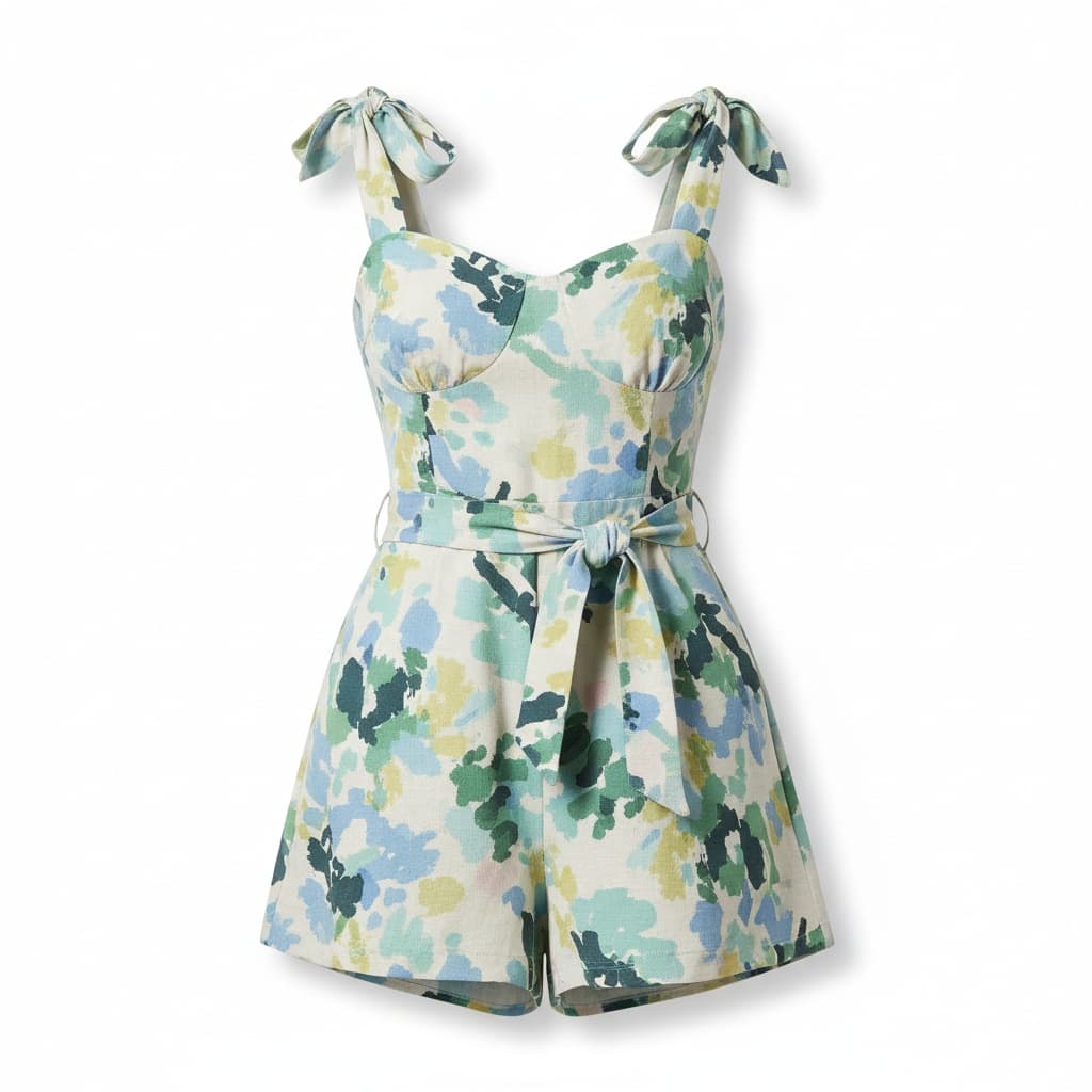 Jada Playsuit in Vivid Floral