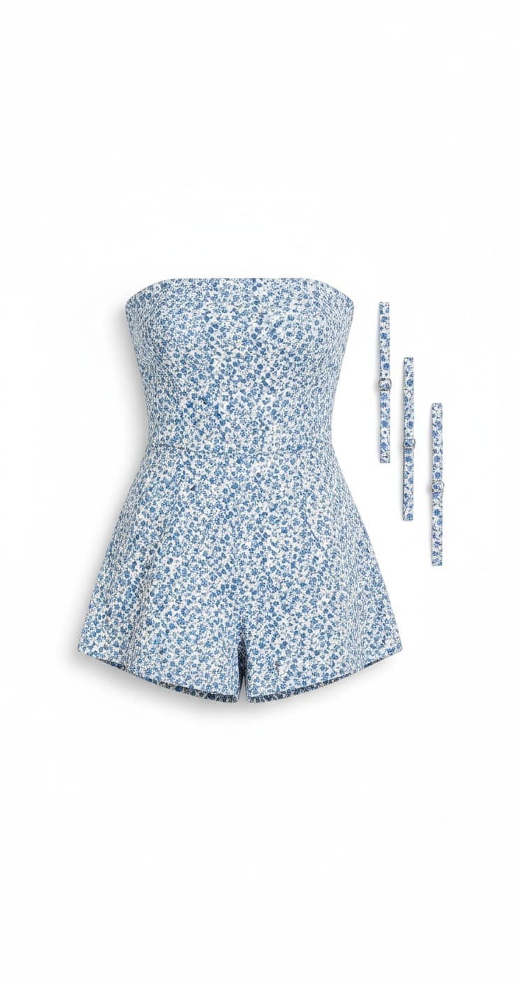 Jada Playsuit in Vivid Floral