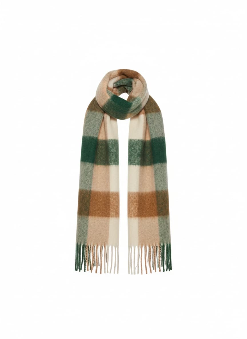 Vally Plaid Scarf