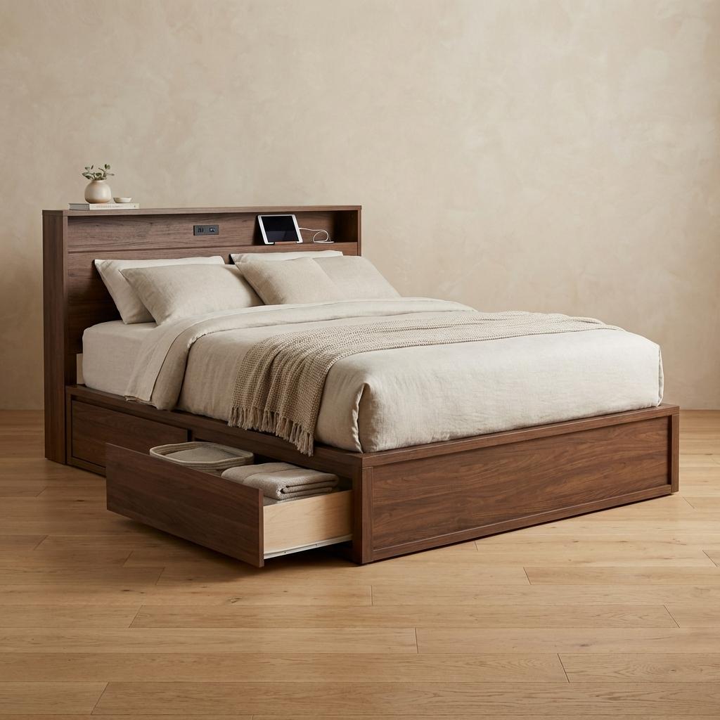 Functional Storage Bed Frame