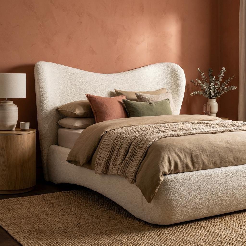 Sculptural & Curved Bed Frame